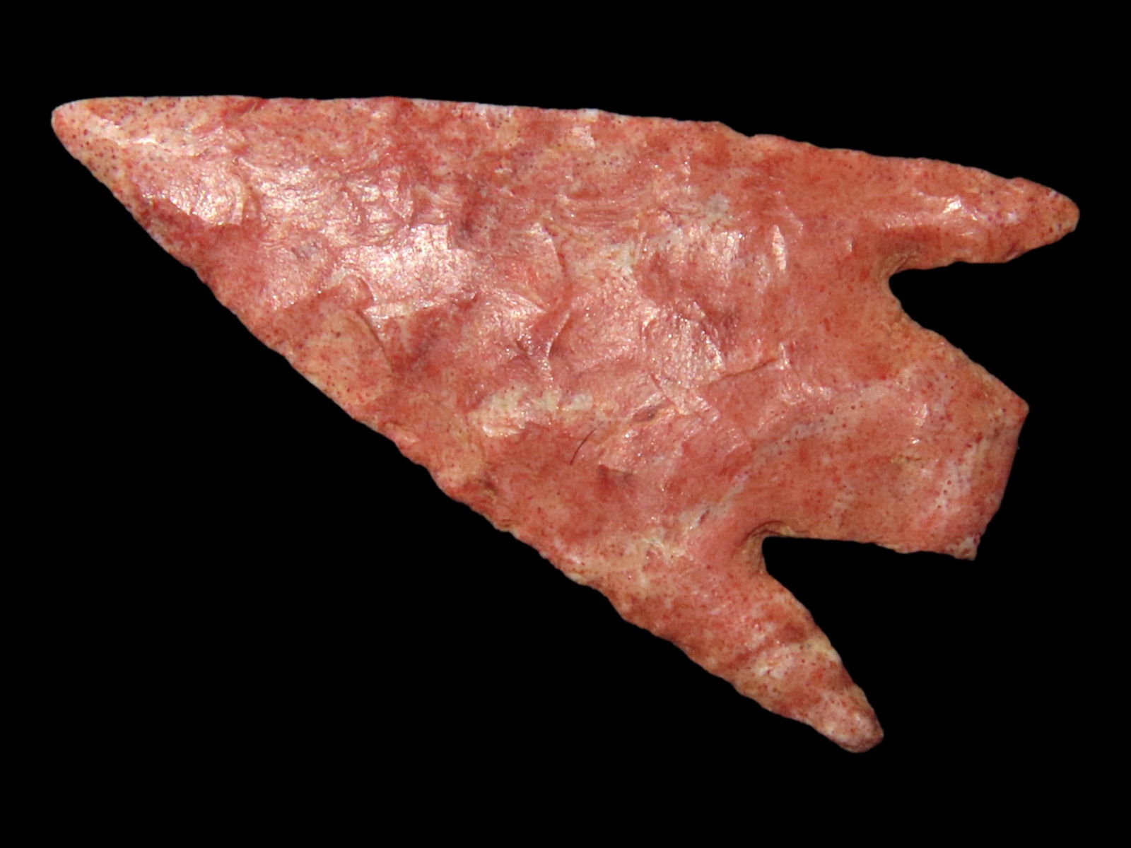 PERFECT AFRICAN NEOLITHIC BARBED BIRD POINT ARROWHEAD, SAHARA DESERT, AFRICA, VERY THIN CHOICE (1 of 4)