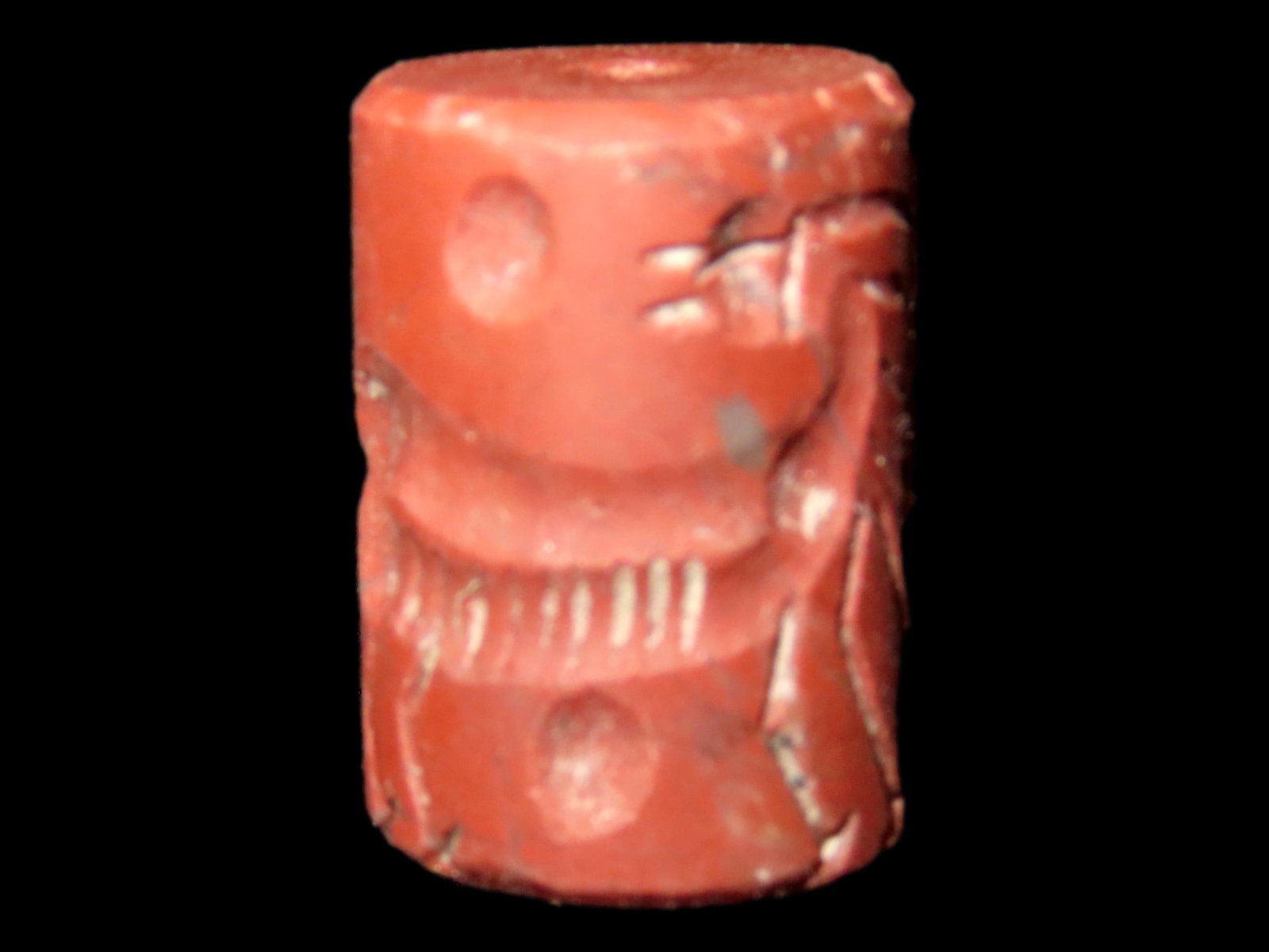 ANCIENT ROMAN VIKING INTAGLIO SEAL BEAD, GREAT MEDIEVAL RELIC: ANCIENT ROMAN VIKING INTAGLIO SEAL BEAD, GREAT MEDIEVAL RELIC