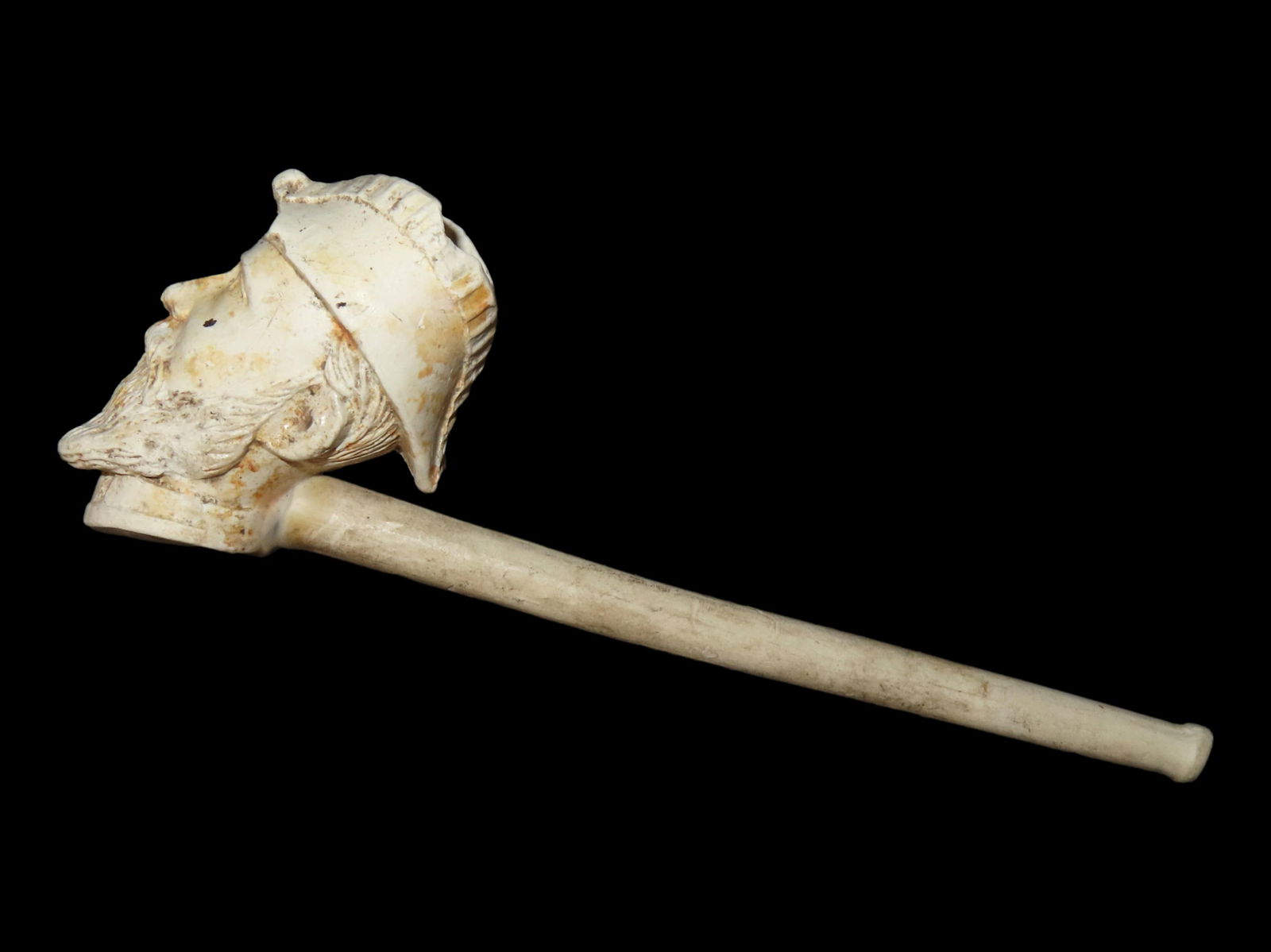 AMAZING CIVIL WAR ERA TRADE PIPE OF A GENERAL, GREAT AGE AND PATINA (1 of 5)