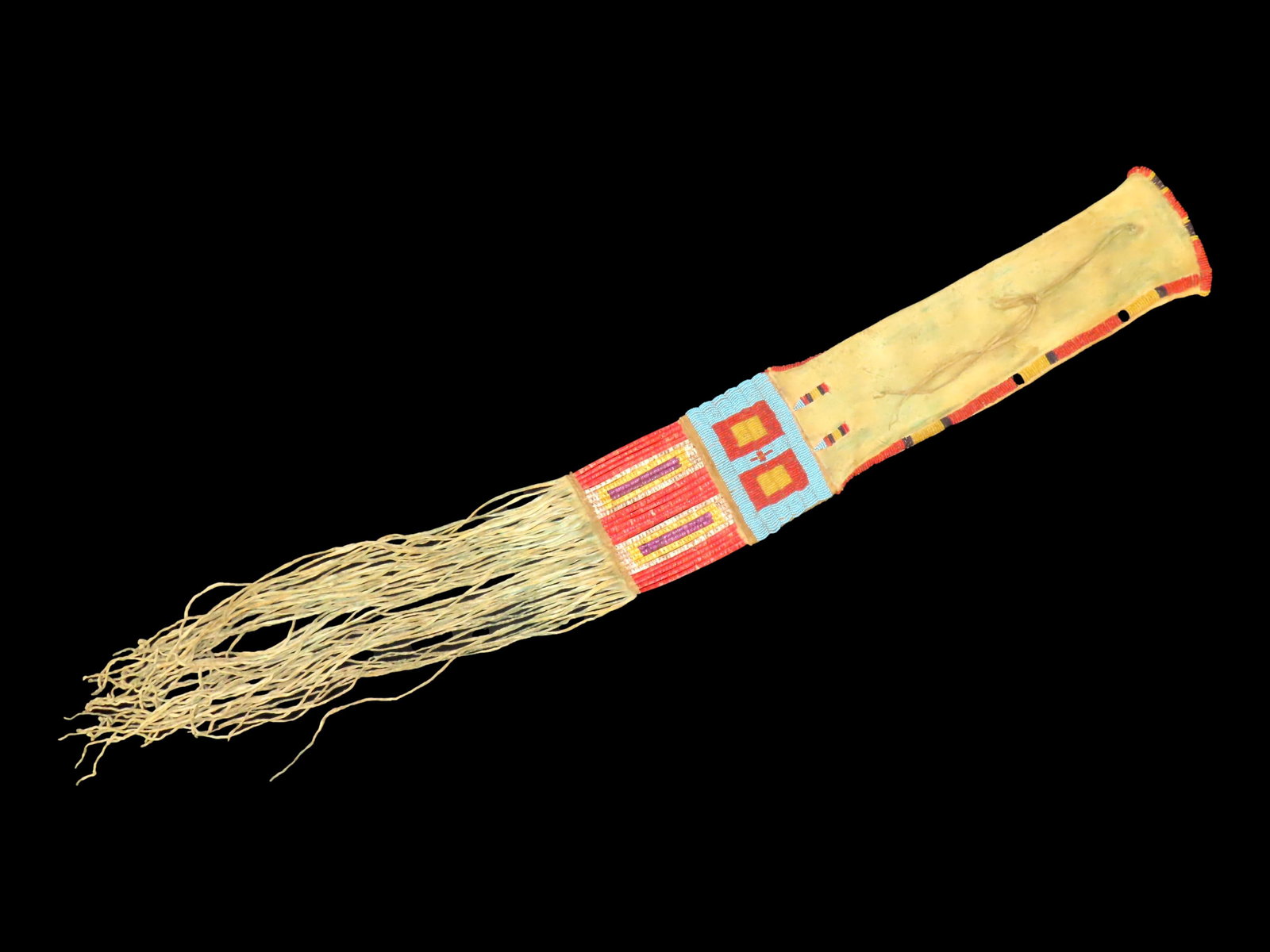 42" Sioux Beaded Pipe Bag (1 of 8)