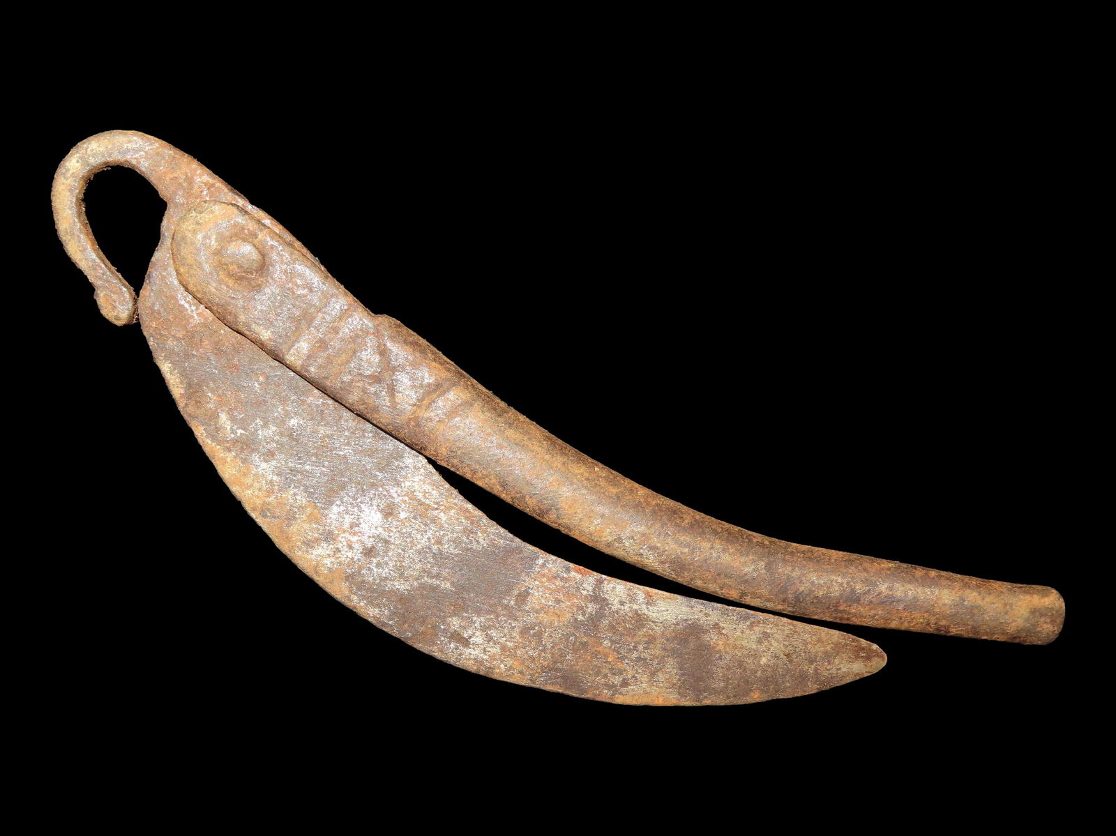 5 1/8" Antique Fisherman's Net Knife, Africa (1 of 4)