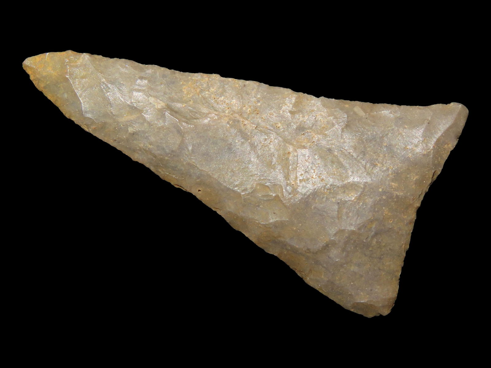 1 5/8" Fort Ancient Triangular Point Central Indiana (1 of 4)