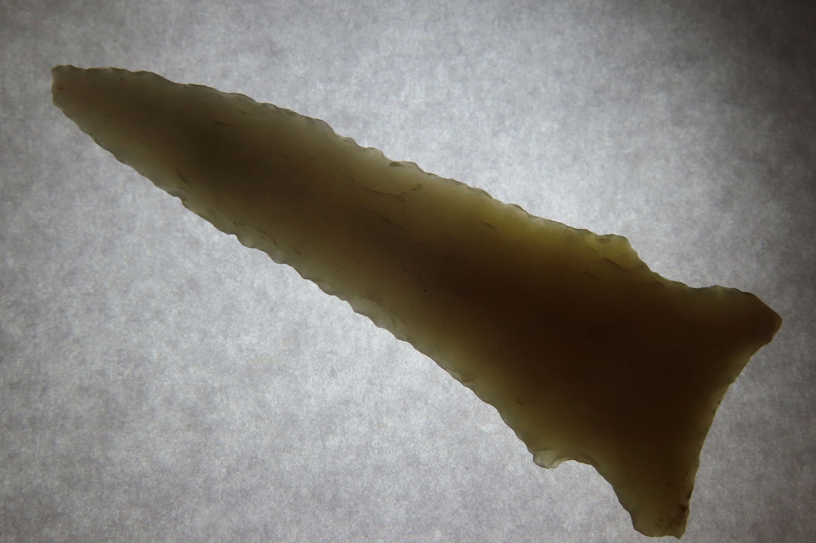 2.3/8" Graham Cave, Keele COA, Translucent Agate Chert. Hickory Co., Missouri (1 of 7)