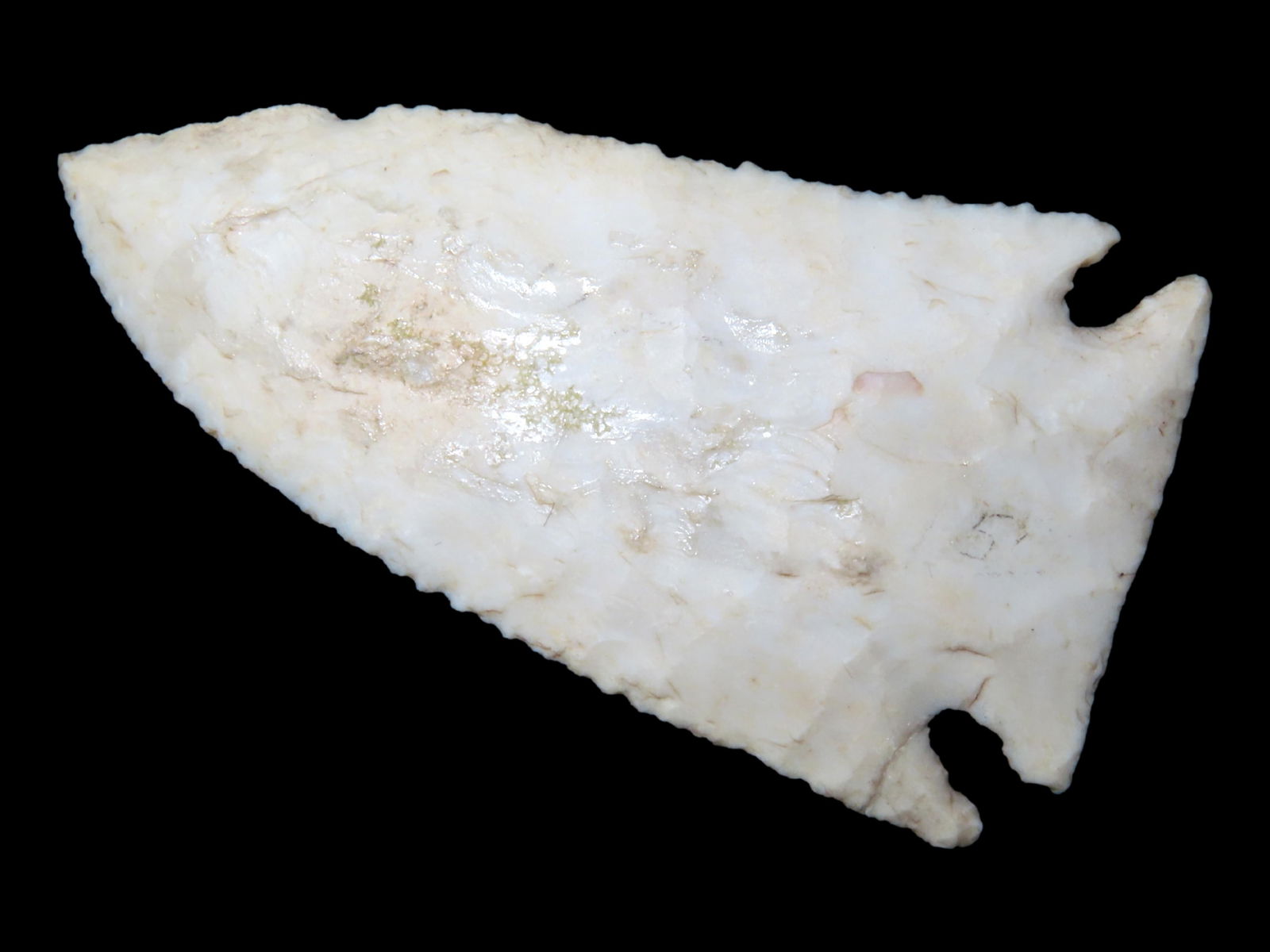 2 5/8" Neuberger, Motley COA, Found in Pike Co. Illinois, Has a broken and reglued ear. (1 of 7)