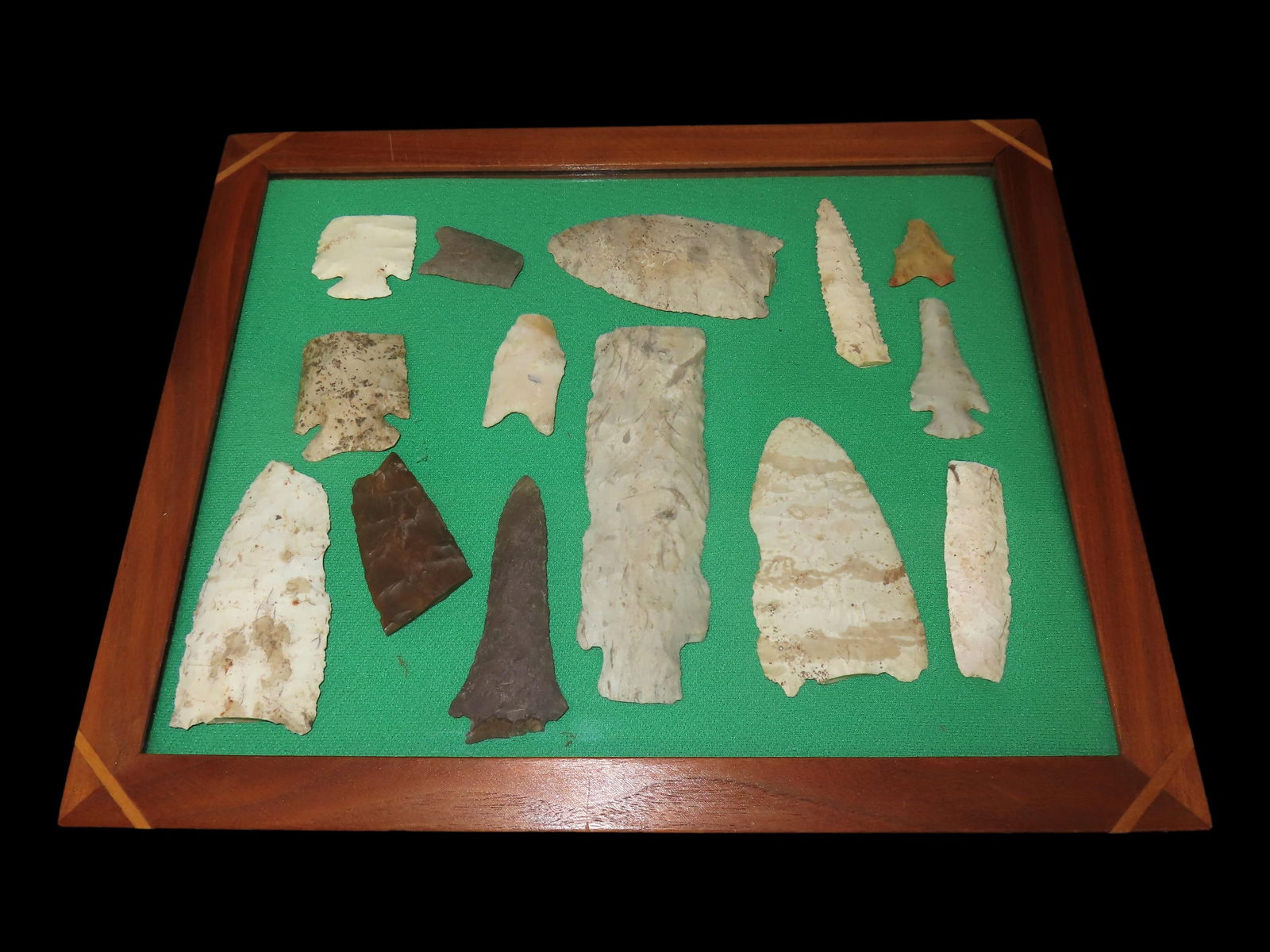 12x10 Hardwood Frame of Heartbreakers including Dovetails, Daltons and other fine specimens (1 of 3)