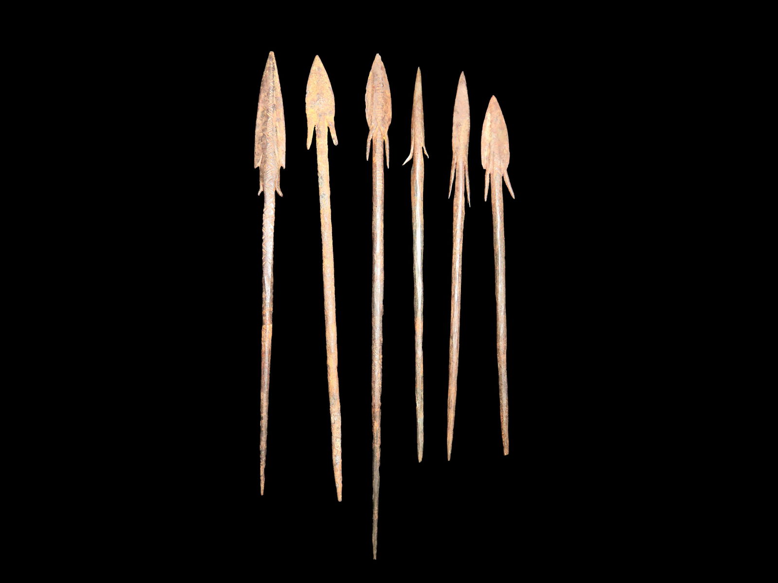 Grouping of African Metal Spear Tips, 1800s (1 of 4)