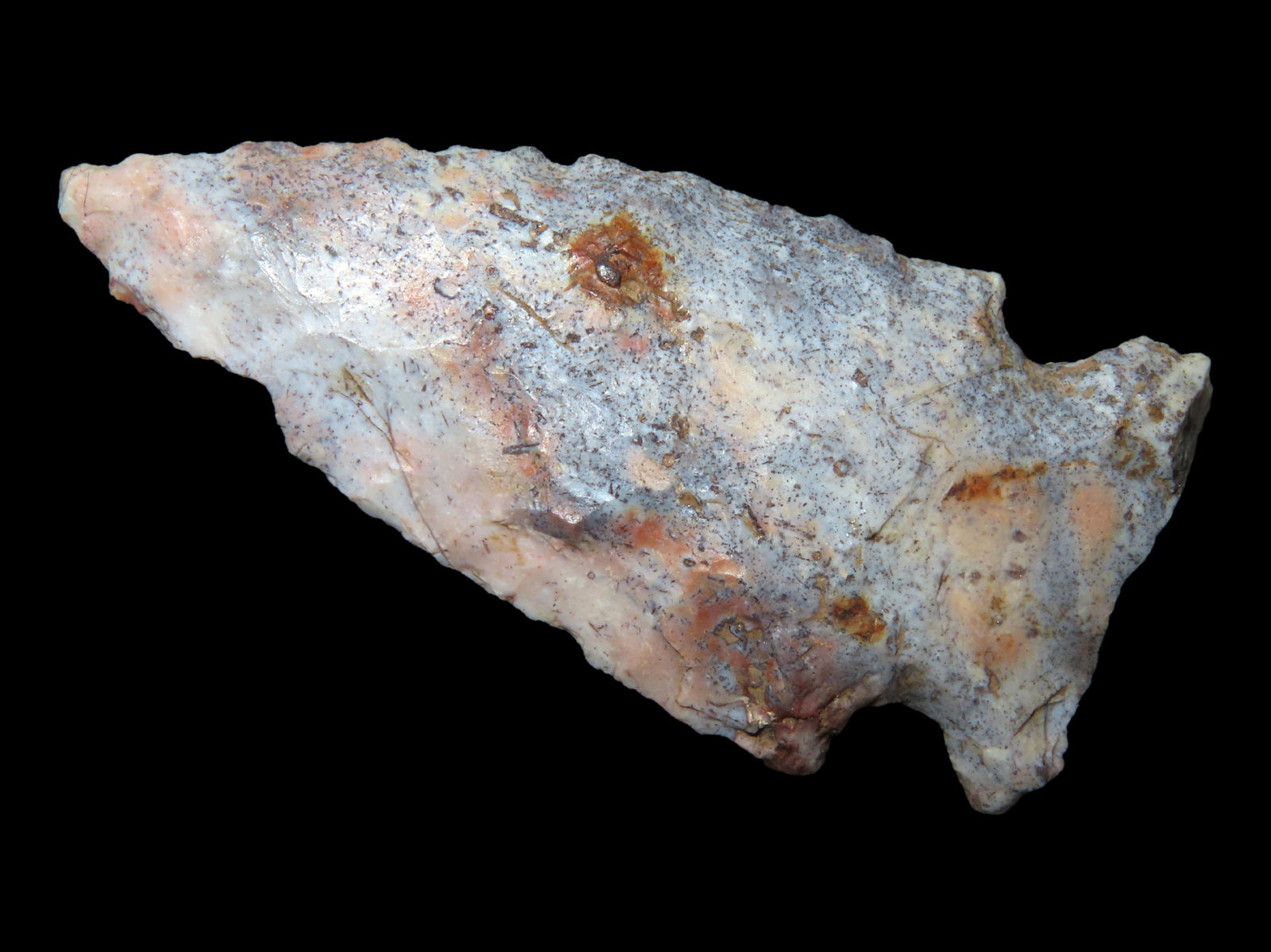 2" Very Colorful Side Notch Found in Lewis Co. Missouri in 2014 (1 of 7)