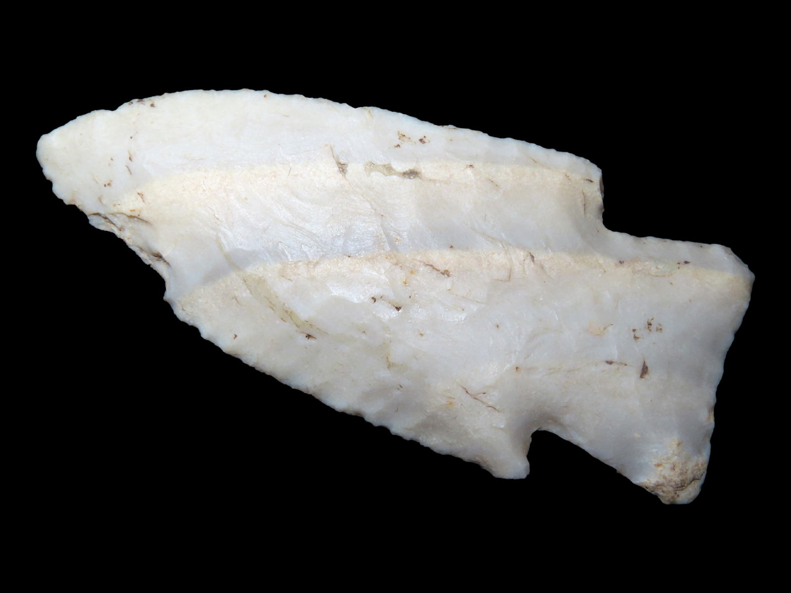 3" Very Well-made Hardin Found in Calhoun Co. Illinois, Made of Stripped Starved Rock Chert: 3" Very Well-made Hardin Found in Calhoun Co. Illinois, Made of Stripped Starved Rock Chert