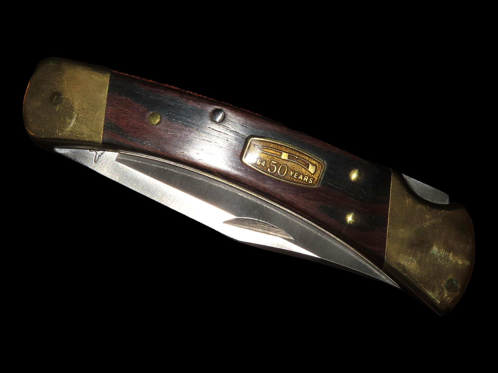 Buck Knife, 110BRS-D Folding Hunter Vintage Pocket Knife in Box with Case and Paperwork (1 of 6)