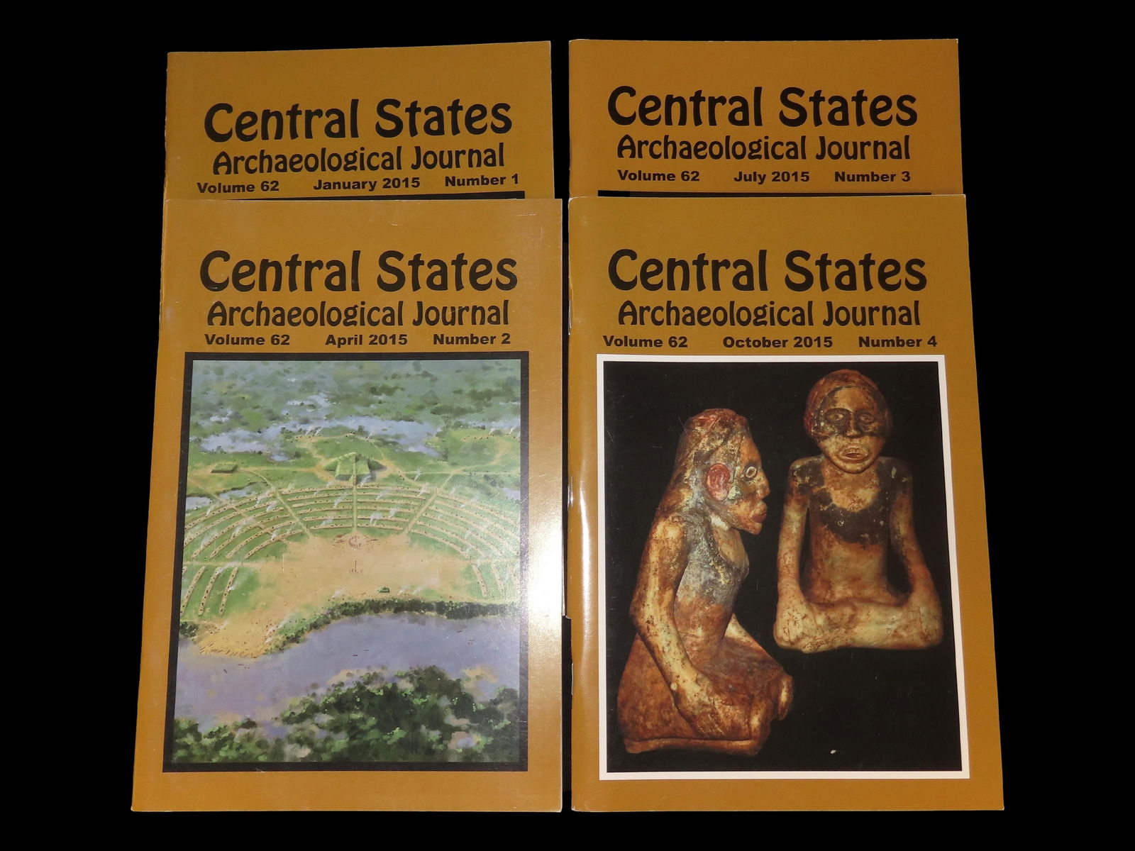 Set of 4 Central States Archaeological Journals 2015 (1 of 3)