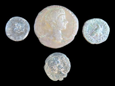 Lot of $ Coins Savoy 5 soldi 1794-1796, France 1 liaed 1719-1723, Poland 1 solid 1660-1668, Poland 1