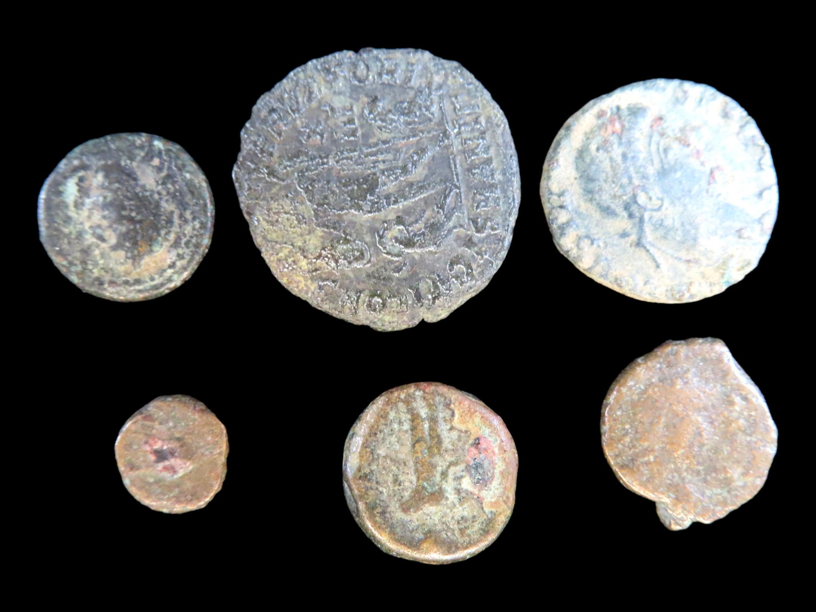 Lot of 6 Coins, Naples 2 cavalli 1622-1632, USA 1 cent, Lincln Wheat Penny 1909-1958, Sweden 6 ore: Lot of 6 Coins, Naples 2 cavalli 1622-1632, USA 1 cent, Lincln Wheat Penny 1909-1958, Sweden 6 ore 1762-1765, Netherlands 10 cents 1849-1890, Mysore 1 kasu 1674-1706, United Kingdom 1/2 penny Yorkshir
