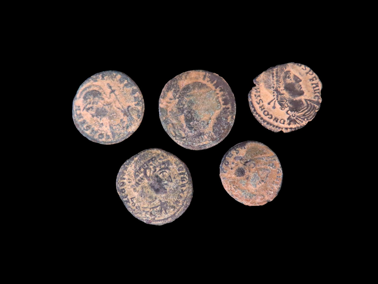 Lot of 5 Coins, Egypt 1 para 1808, Prussia 3 kreuzer 1771-1786, USA 1 cent, Lincoln Memorial Penny (1 of 2)