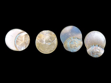 Lot of 4 Coins, USA 1 cent, Lincoln Memorial Penny 1959-2008, USA 1 cent, Lincoln Memorial Penny