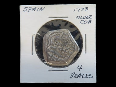 Lot of 1 Coin, Bolivia 4 reals 1747-1760.