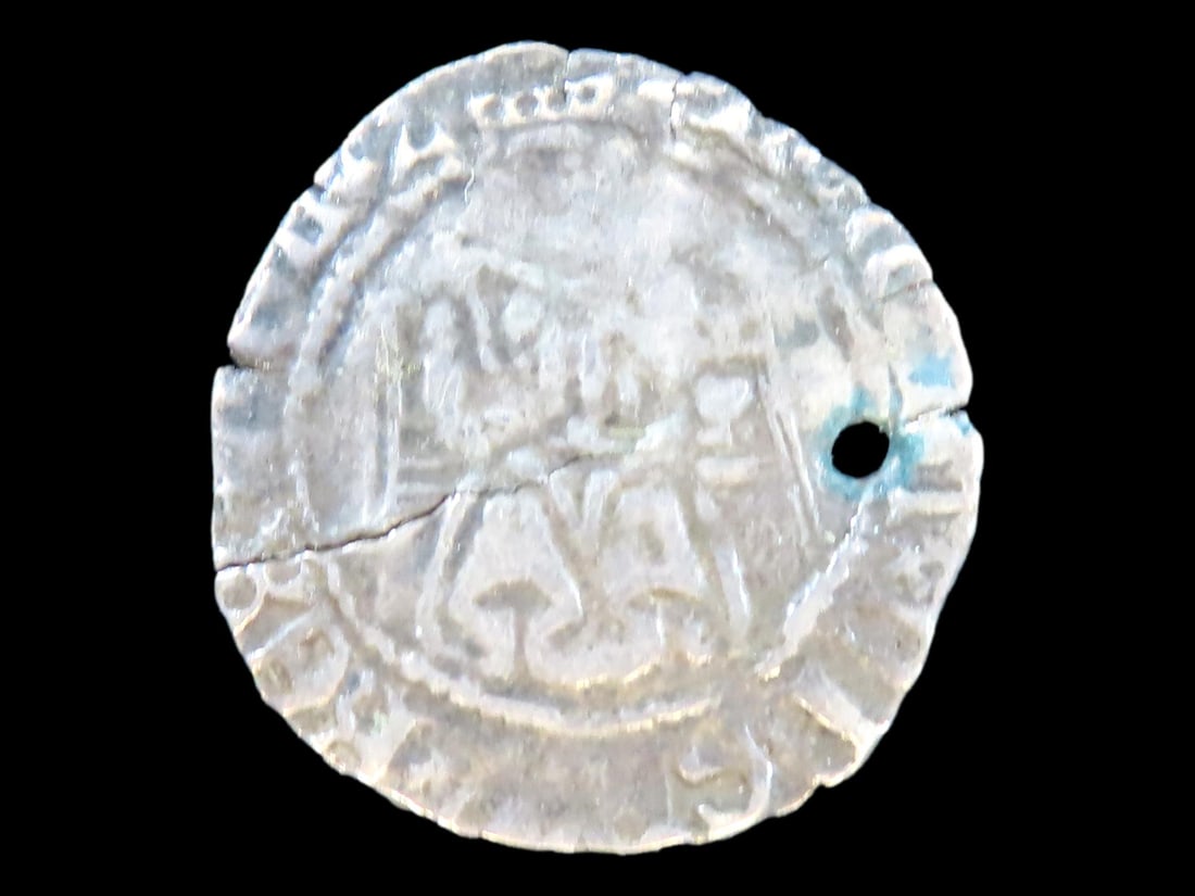 Lot of 1 Coin, England Henry VIII 1509-1547 AR Penny Durham Mint: Lot of 1 Coin, England Henry VIII 1509-1547 AR Penny Durham Mint
