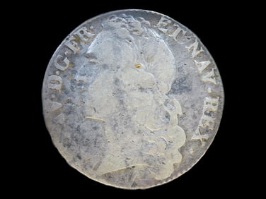 Lot of 1 Coin, France 1/2 Ecu 1741-1774.