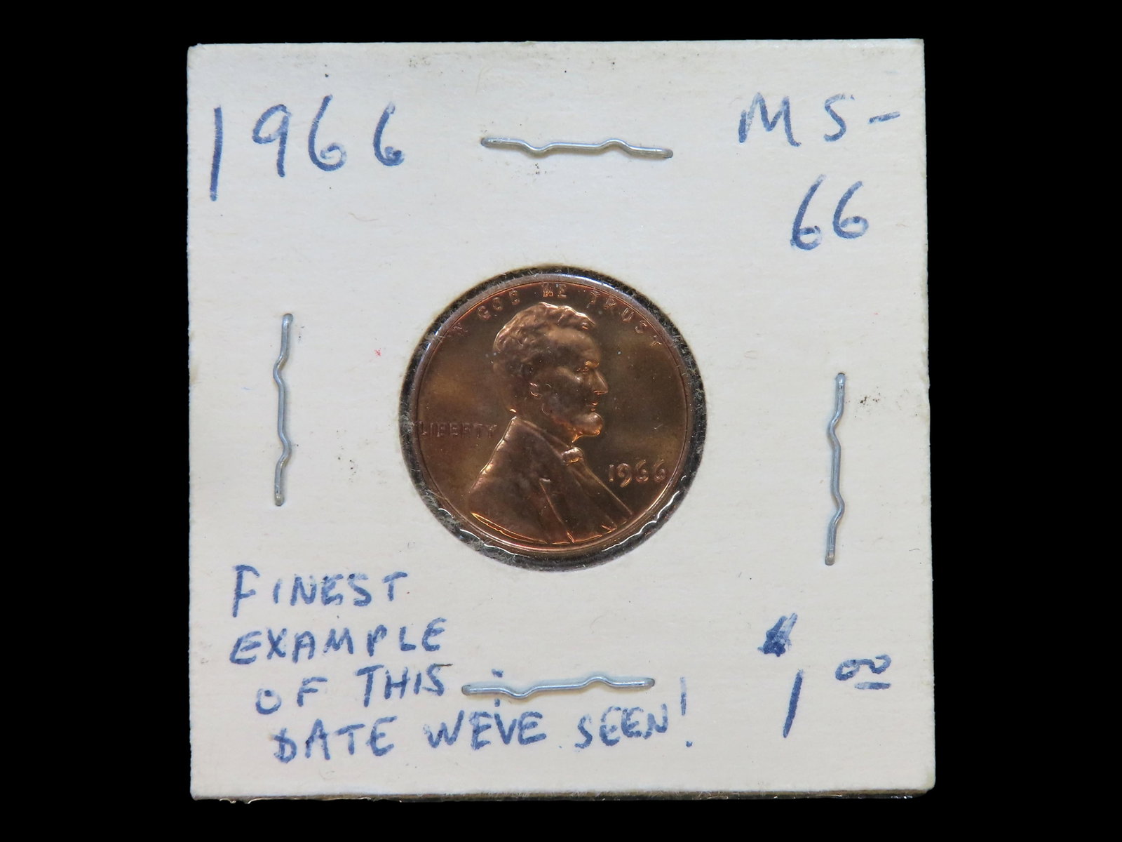 Lot of 1 Coin, USA 1 cent, Lincoln Memorial Penny 1959-2008.: Lot of 1 Coin, USA 1 cent, Lincoln Memorial Penny 1959-2008.