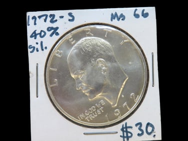 Lot of 1 Coin, USA 1 dolar, Eisenhower Dollar 1971-1978.