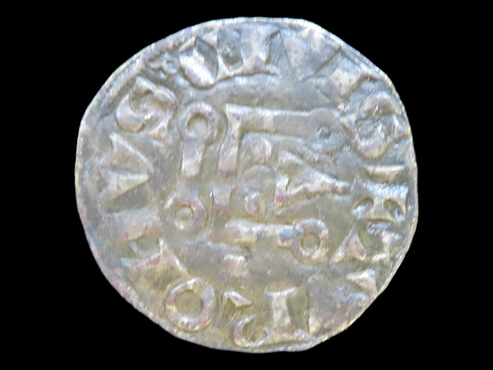 Lot of 1 Coin,France Denier Tournois Philip V le Long 1316-1322.: Lot of 1 Coin,France Denier Tournois Philip V le Long 1316-1322.