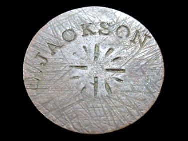 Lot of 1 Coin, 1828 c/s 1/2 cent "E. Jackson"