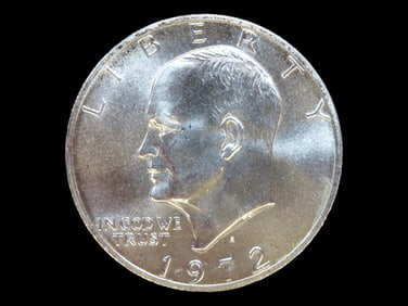 Lot of ! Coin, USA 1 dollar, Eisenhower Dollar 1971-1978.