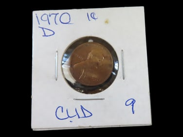 Lot of 1 coin,USA 1 cent,Lincoln Memorial Penny 1970-D.