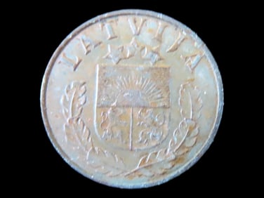 Lot of 1 coin,Latvia 1 santims 1939.
