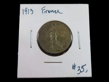 Lot of 1 coin,France 1 Franc 1913.