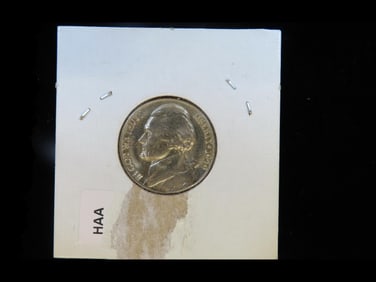 Lot of 1 Coin, USA 5 cents, Classic Jefferson Nickel 1938-2003.