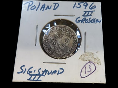 Lot of ! Coin, Livonia 3 grosze 1590-1600.