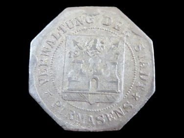 Lot of 1 Coin, German Notgelt Verwaltung 10 Kleingeldersatz-marke.