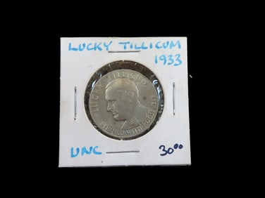 Lot of 1 Coin, Lucky Tillicum 1933.