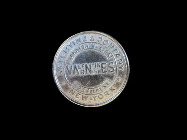Lot of 1 Coin, Valentine's Varnish Centeeeial 1876 Bi-color ribber metal