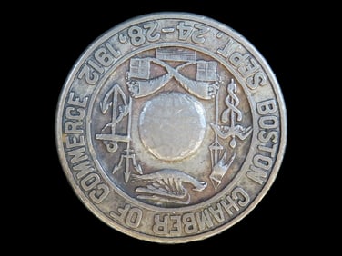 Lot of 1 Coin, Bostone Chamber of Commerce sept 24-28 1912, Fifth international congress of chambers