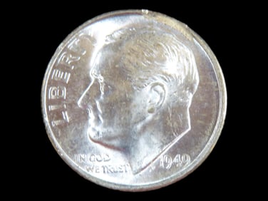 Lot of 1 Coin, USA 1 dime, Roosevelt Dime 1946-2024.