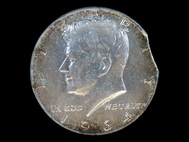 Lot of 1 Coin, USA 1/2 dollar, Kennedy Half Dollar 1964-2024.