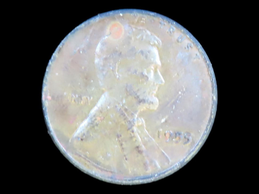 Lot of 1 Coin, USA 1 cent, Lincoln Wheat Penny 1909-1958, (1955). (1 of 3)