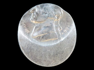 Lot of 1 Coin, USA 1 cent, Lincoln Memorial Penny 1959-2008, ( chipped).