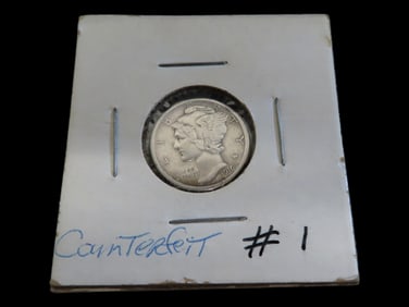 Lot of 1 Coin, USA 1 dime, Mercury Dime 1916-1945,(1916).