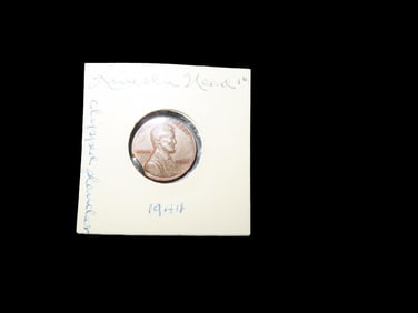 Lot of 1 Coin, USA 1 Cent, Linoln Wheat Penny 1909-1958, (1944-chipped).