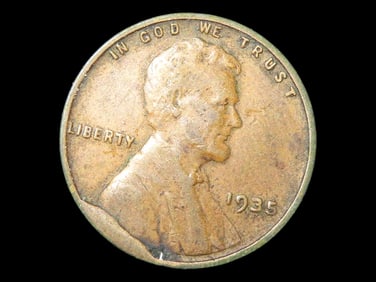 Lot of 1 Coin,USA 1 cent, Lincoln Wheat Penny 1909-1958,(1935).