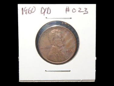 Lot of 1 Coin, USA 1 cent, Lincoln Memorial Penny 195902008,(1960).