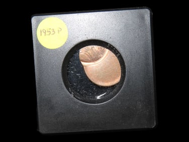 Lot of 1 Coin, Penny 1953 error.