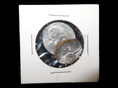 Lot of 1 Coin, Nickel 1995, Error.