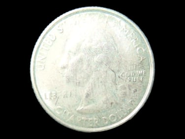 Lot of 1 Coin, USA 1/4 dollar, Delaware State Quarter 1990.