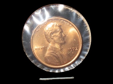 Lot of 1 Coin, USA 1 cent, Lincoln Memorial Penny 195902008,(1972).