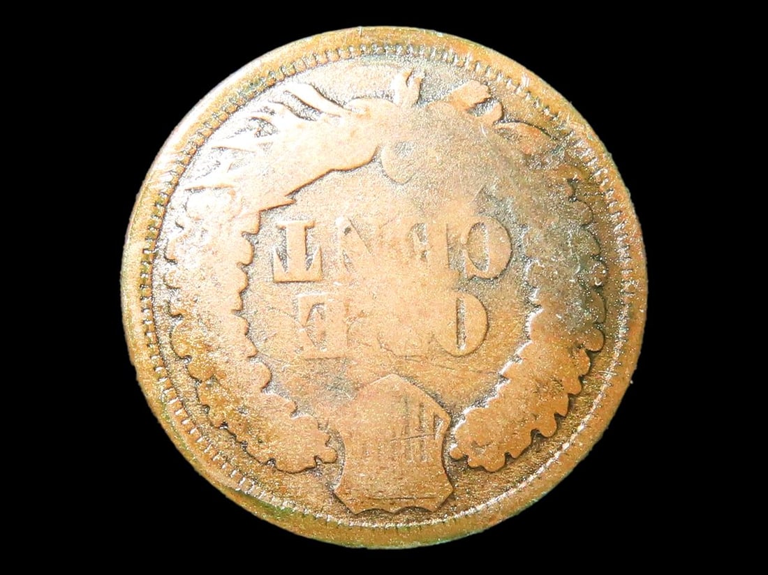 Lot of 1 Coin, USA 1 cent, Indian Head Cent 1860-1909. (1 of 3)