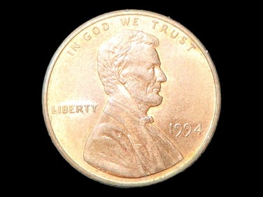 Lot of 1 Coin, USA 1 cent, Lincoln Memorial Penny 1959-2008,(1994).