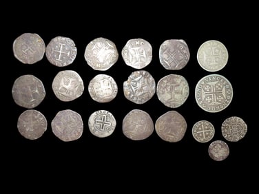 Lot of 20 Coins,Portugal 200 reis 1752-1775, 20 coins.